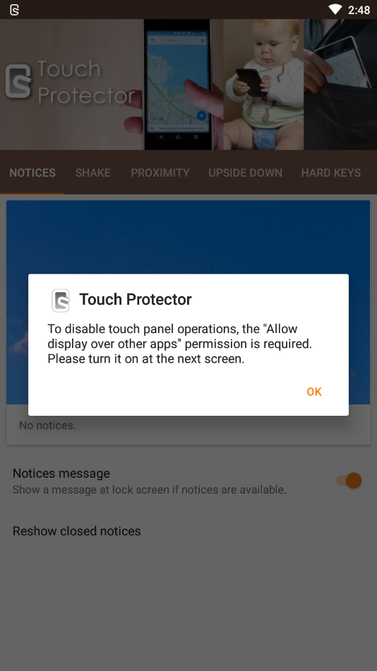 Touch Protector