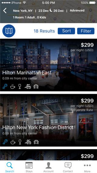 希尔顿酒店app最新版下载
