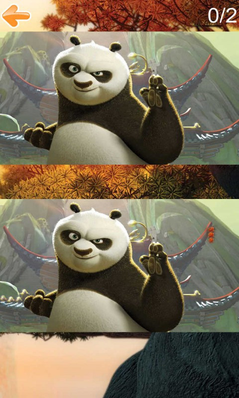 功夫熊猫找不同