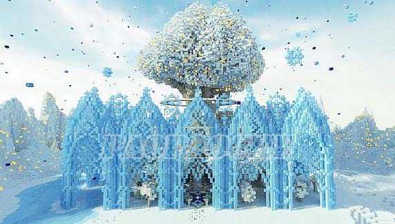 我的世界冰雪花园地图存档下载