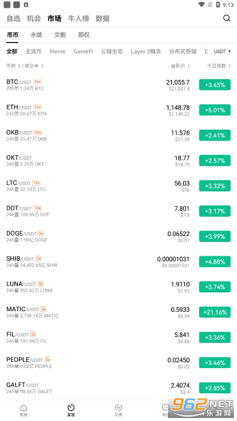 露娜币交易所(okex)下载