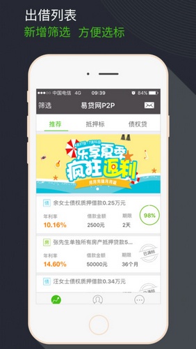 易贷网P2P